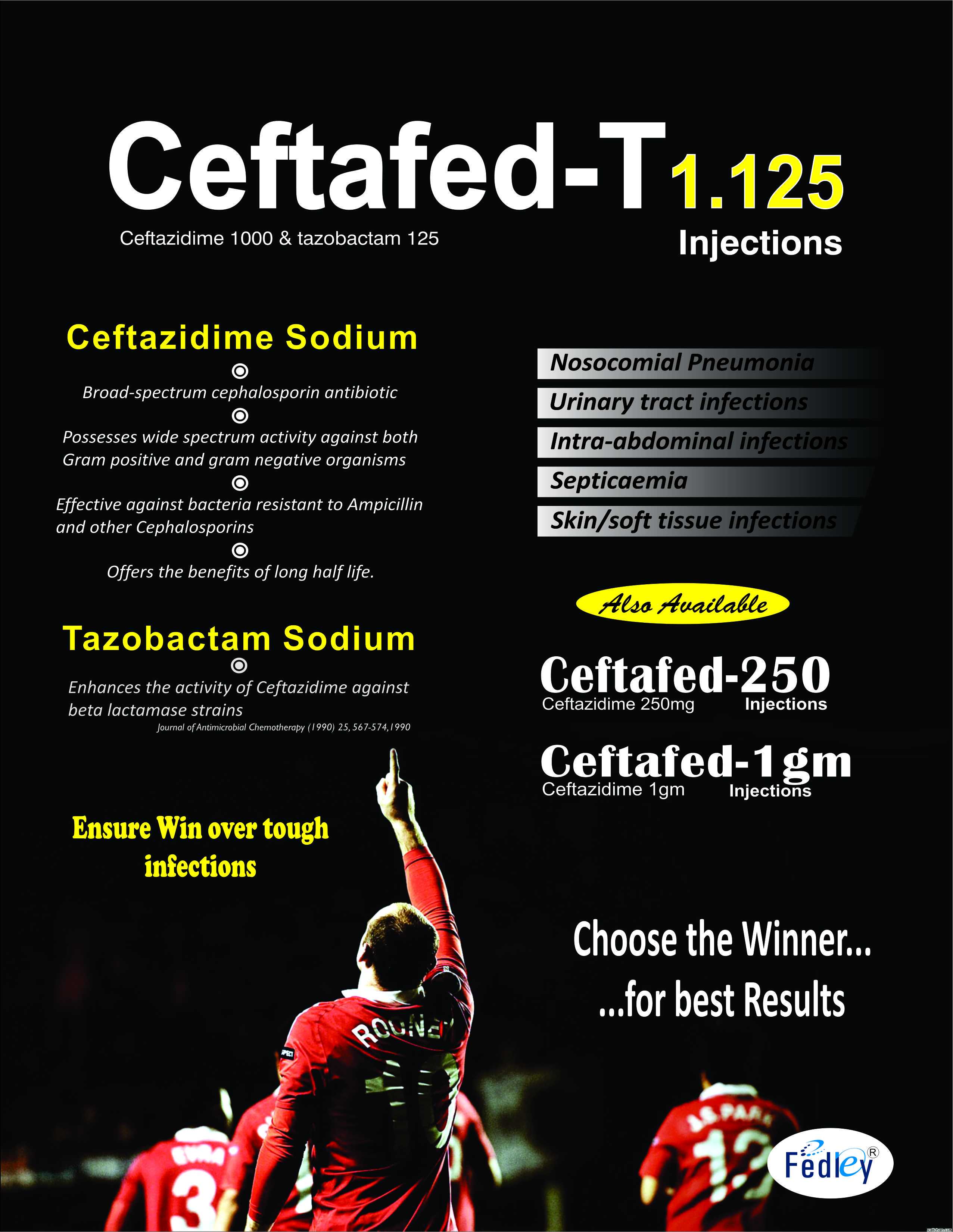 CEFTAFED-T 1.125